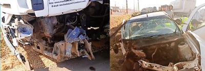 Acidente entre carro e moto na BR-163 deixa mulher em estado grave