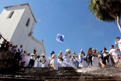 Toler�ncia marcou ato religioso de Lavagem das Escadarias da Igreja do Ros�rio e S�o Benedito