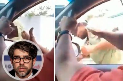 Juninho Pernambucano ajuda homem que levou tapa ao pedir dinheiro no tr�nsito