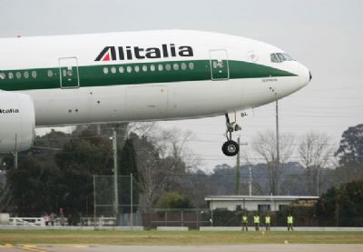Alitalia faz seu 1� voo com testagem de passageiros