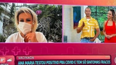 Ana Maria deixa casa no litoral �s pressas por chuvas de SP e revela teste positivo para covid