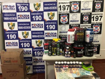 Suspeito � preso com anabolizantes e produtos controlados pela Anvisa