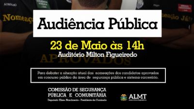 Audi�ncia p�blica discute hoje situa��o de aprovados n�o convocados em concurso p�blico