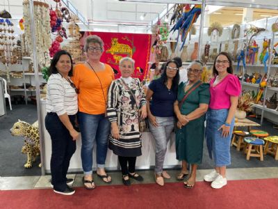 Artes�os exp�em cultura mato-grossense na Feira Internacional de Artesanato e Decora��o