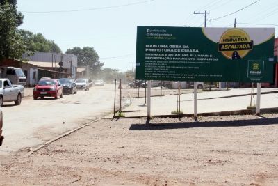 Prefeitura inicia recupera��o da Avenida Coxip� Mirim, no Dr. F�bio I