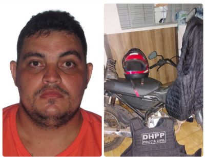 ​Pol�cia Civil identifica autor de execu��o de sargento da PM e apreende moto usado no crime