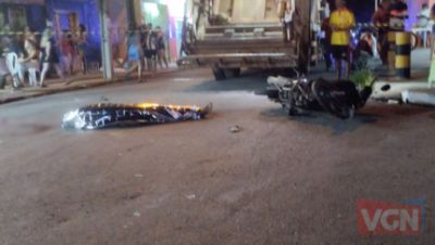 Homem morre atropelado por caminh�o de lixo no Tijucal