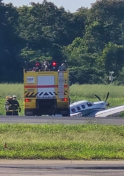 Incidente com avi�o atrasa voos no Aeroporto Marechal Rondon