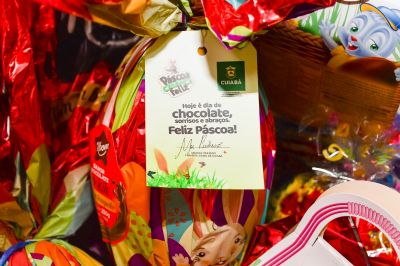 Ala pedi�trica do PS celebra P�scoa e aniversariantes do m�s promovendo mais humaniza��o �s crian�as internadas