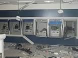 Quadrilha invade Banco do Brasil e CEF e explode caixas eletr�nicos; veja fotos