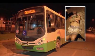Testemunhas amarram e d�o surra em bandido que tentou roubar �nibus