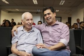 Emanuel Pinheiro recebe ex-prefeito Frederico Campos para lan�amento das novas ferramentas da gest�o municipal