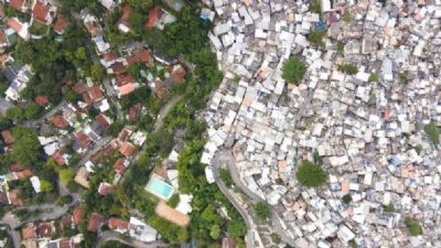 A desigualdade brasileira vista do alto em imagens impressionantes