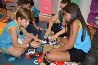 Alunos da rede p�blica de ensino de Cuiab� participam de exposi��o e laborat�rio de inven��es
