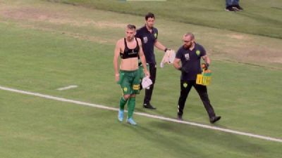 ​Alan Empereur tem fratura no nariz confirmada e passar� por cirurgia no Cuiab�