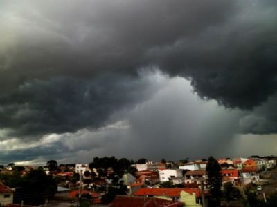 Tempestades e queda de granizo s�o previstos para 72 cidades de MT