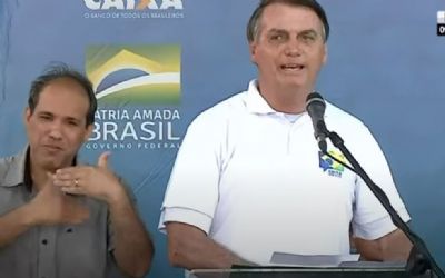 Aux�lio emergencial n�o � para sempre, diz Bolsonaro