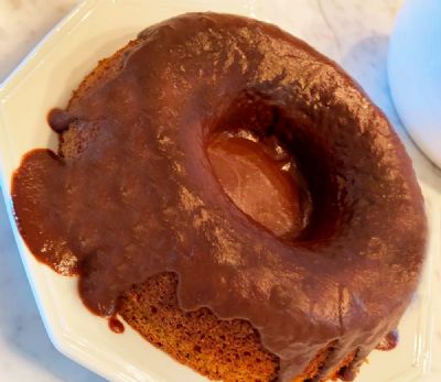 Bolo de Cenoura com Chocolate Fit
