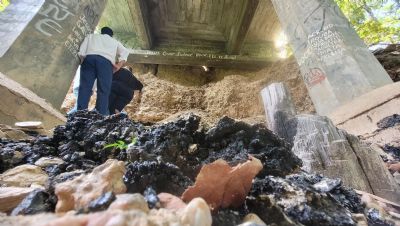 ​Ponte � parcialmente interditada em Chapada