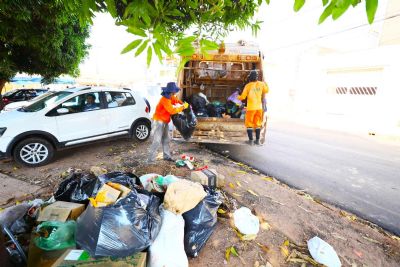 Coleta de lixo n�o avan�a em Cuiab� e prefeitura quer o fim do contrato