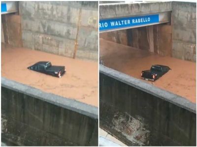 Chuva alaga e interdita Trincheira do Tijucal na Capital