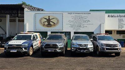 ​Grefron recupera cinco caminhonetes roubadas e furtadas no intervalo de 24 horas