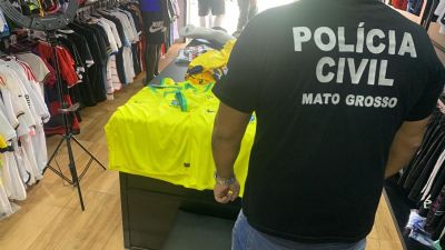 Mais de 1,2 mil camisetas falsificadas da Sele��o s�o apreendidas