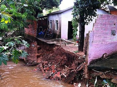 Em Cuiab�, ao menos 1,5 mil resid�ncias est�o em locais de risco