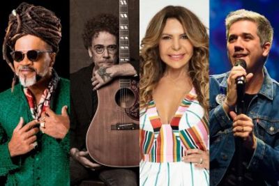 Carlinhos Brown, Nando Reis, Elba Ramalho e Jota Quest fazem lives