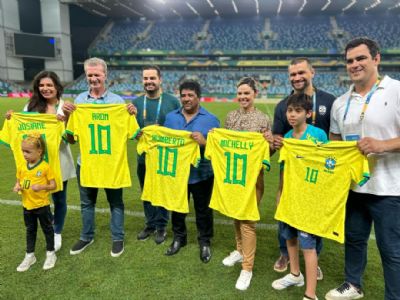 ​Presidente da CBF fala sobre trabalho conjunto com o Governo do Estado para realiza��o de jogo em Cuiab�