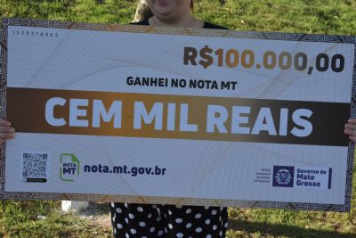 ​Nota MT sorteia R$ 900 mil em premia��es nesta quinta
