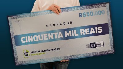 Sefaz realiza sorteio do Nota MT em Primavera do Leste nesta quinta-feira (08)
