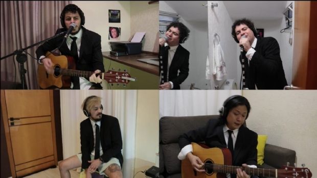 Banda imit�veis lan�a videoclipe gravado em casa com guitarrista do Pedra Let�cia