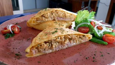 Crepe de Polvilho bem saboroso