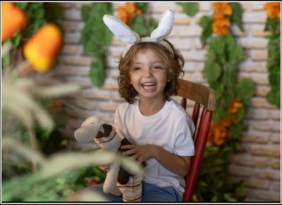 Cen�rio de P�scoa para lindos coelhinhos e coelhinhas