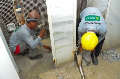 Pr�dio do PS de Cuiab� passa por obras de adequa��o, melhorias e reparos