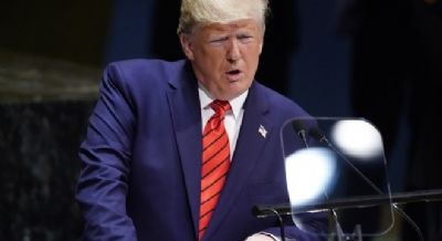 Trump pede que na��es rejeitem globalismo e adotem nacionalismo