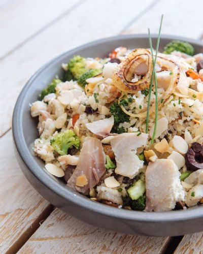 Sobra da P�scoa: aprenda receita de arroz de bacalhau