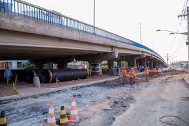 Obra de drenagem no viaduto da UFMT � conclu�da