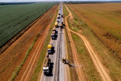 Nova Rota do Oeste retoma duplica��o da BR-163 neste s�bado
