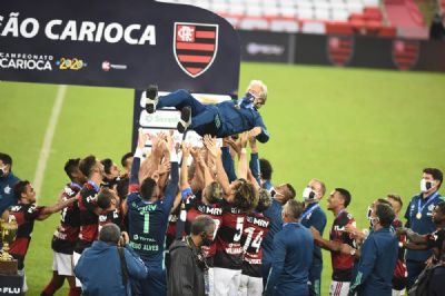 Landim conta com perman�ncia de Jorge Jesus no Flamengo