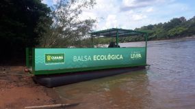 Cuiab� avan�a no sistema de coleta de lixo com a chegada da Balsa Ecol�gica
