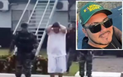Ap�s passar a noite na Penitenci�ria de Ferrugem, autor confesso de chacina � transferido para a PCE