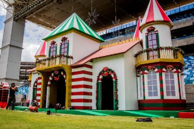 Arena abre para visita��o a partir desta 6� em Cuiab� com Casa do Papai Noel, pres�pio e floresta encantada