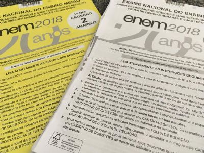 Em MT, 34,2% dos candidatos faltam no 2� dia de provas do Enem 2018