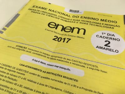 ​Inep vai corrigir prova de candidato que esquecer frase do caderno do Enem