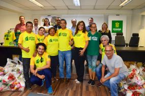 Prefeitura entrega 15 toneladas de alimentos arrecadados em Corrida