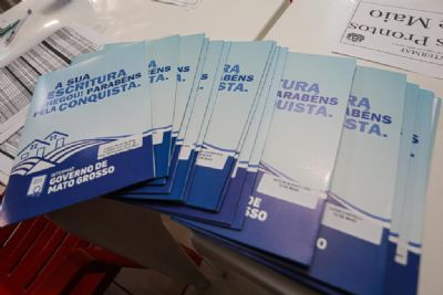 ​Moradores de Nobres devem se cadastrar para receber escrituras definitivas de im�veis