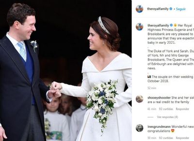 Princesa Eugenie est� gr�vida; ser� o 9� bisneto da rainha Elizabeth II