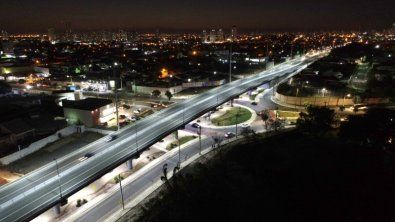 Viadutos s�o s�mbolos da moderniza��o no tr�nsito de Cuiab�
